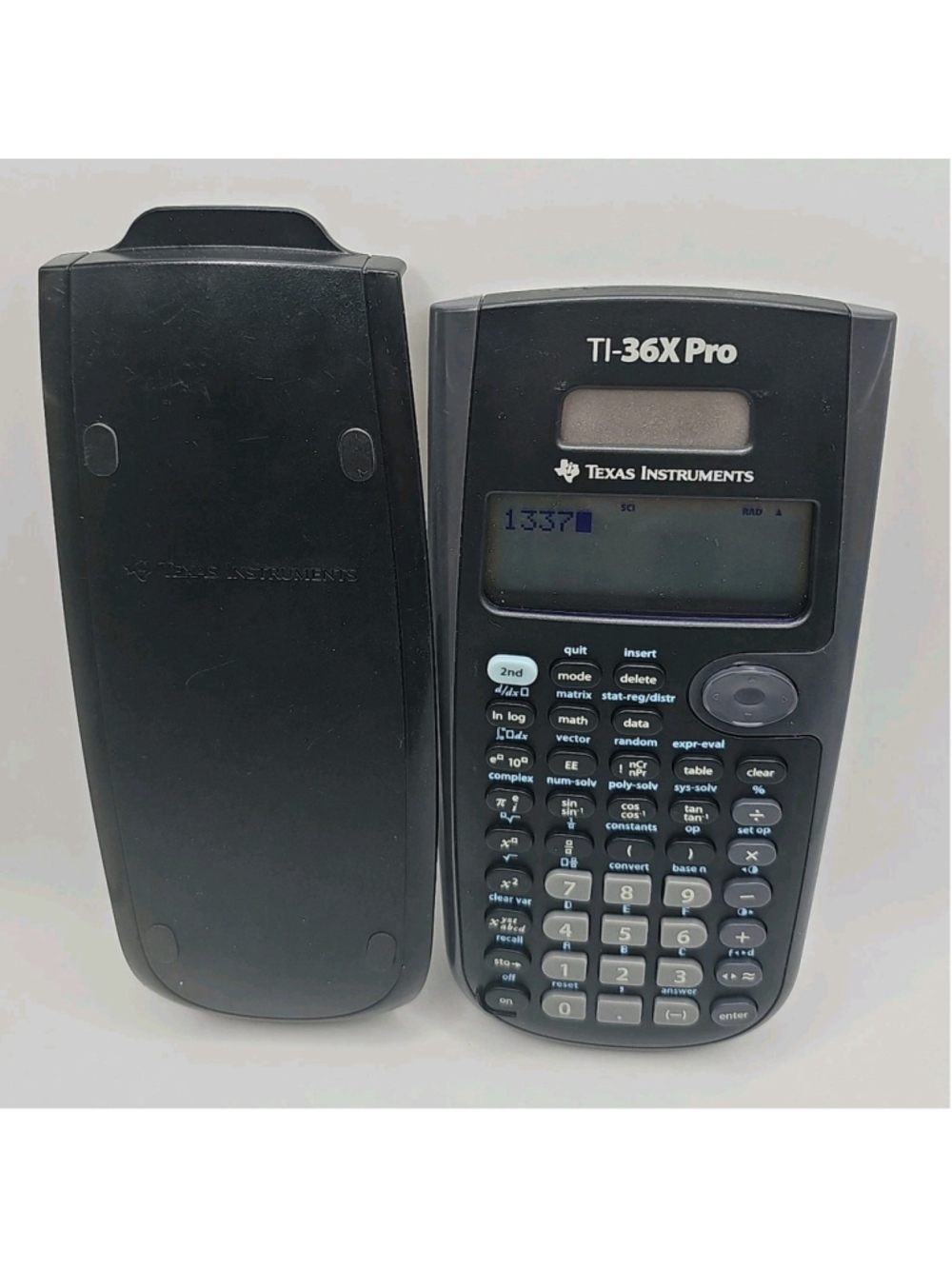 Texas Instruments TI-36X Pro Scientific Calculator With Cover Tested & Working